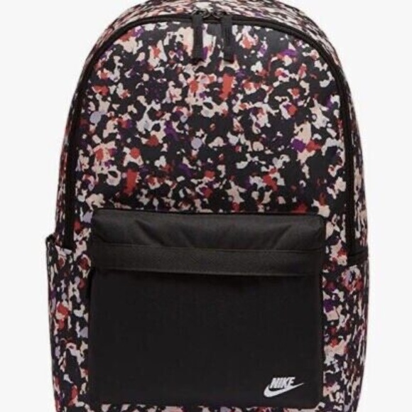 Nike Backpack Heritage 2.0 Printed School Gym Travel Bag - Picture 1 of 4